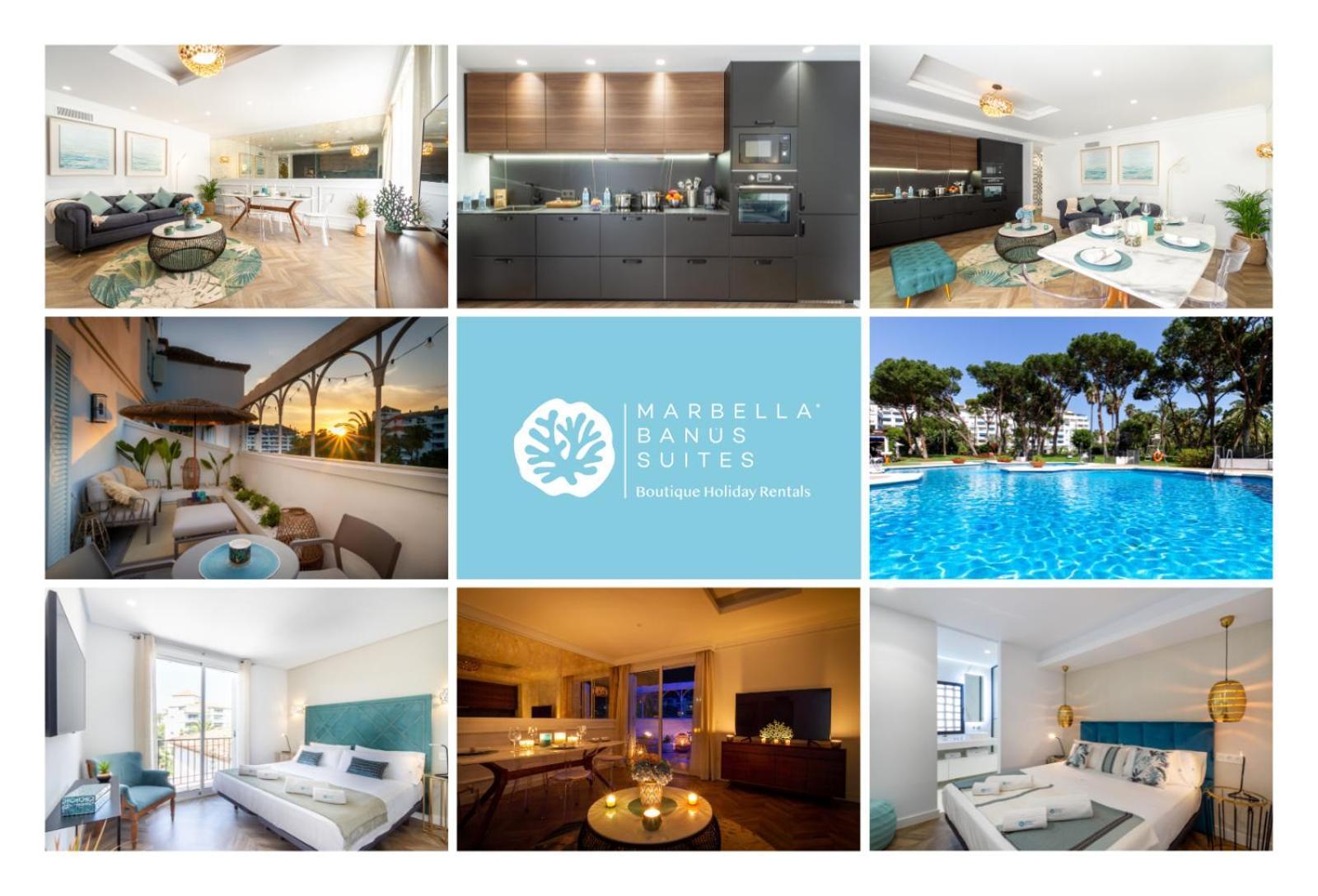 Marbella Banus Suites - Lily Playas Del Duque Banus Beach Apartment الغرفة الصورة